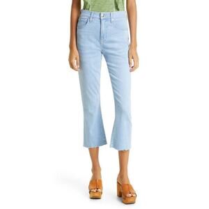 Veronica Beard Carly Crop Flare Jean in Bail Out 29